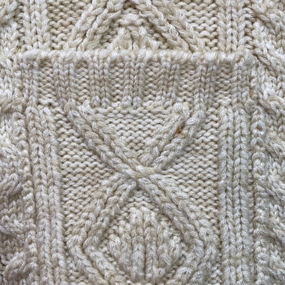 Thane Sweater Vest Button Up Tan Cream Womens Size L - Picture 11 of 13